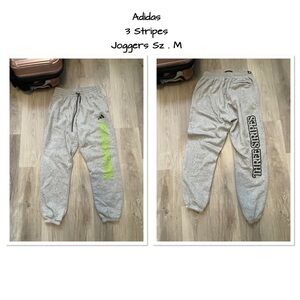 Adidas kids joggers Sz Medium